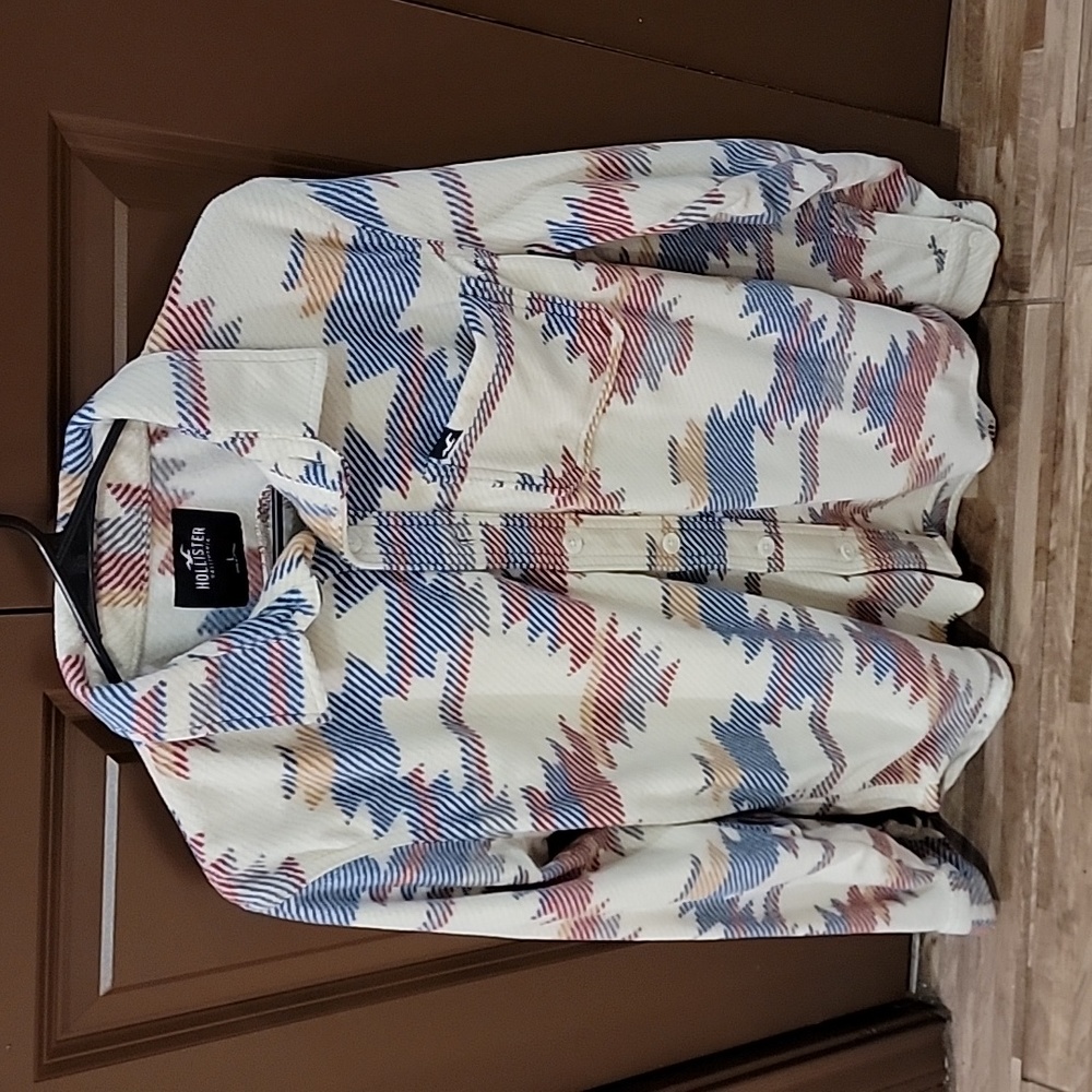 Hollister Fleece Long Sleeve Shirt